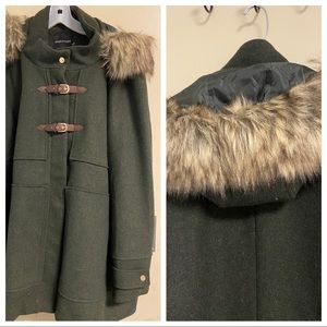 Olive Green Maurices Coat (Size 4 4x)